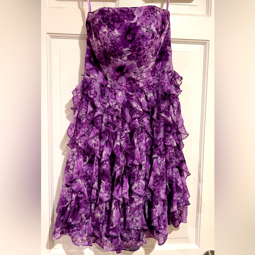 White House Black Market Purple Dress